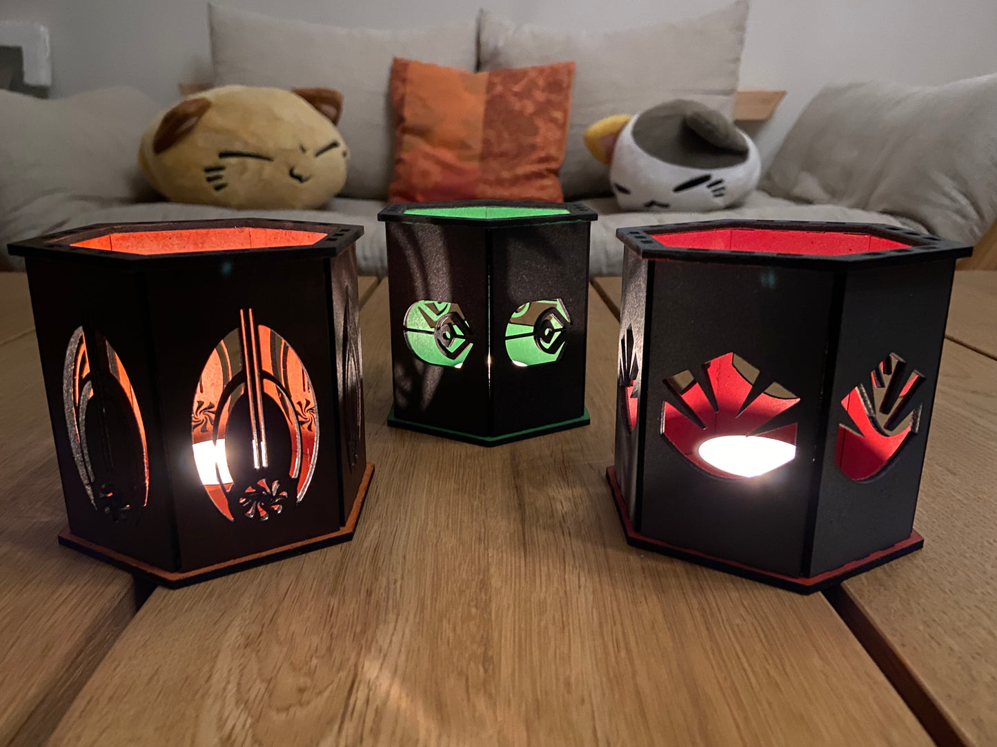 Star Trek Teelichter einzeln - Tischdeko - Geschenkidee