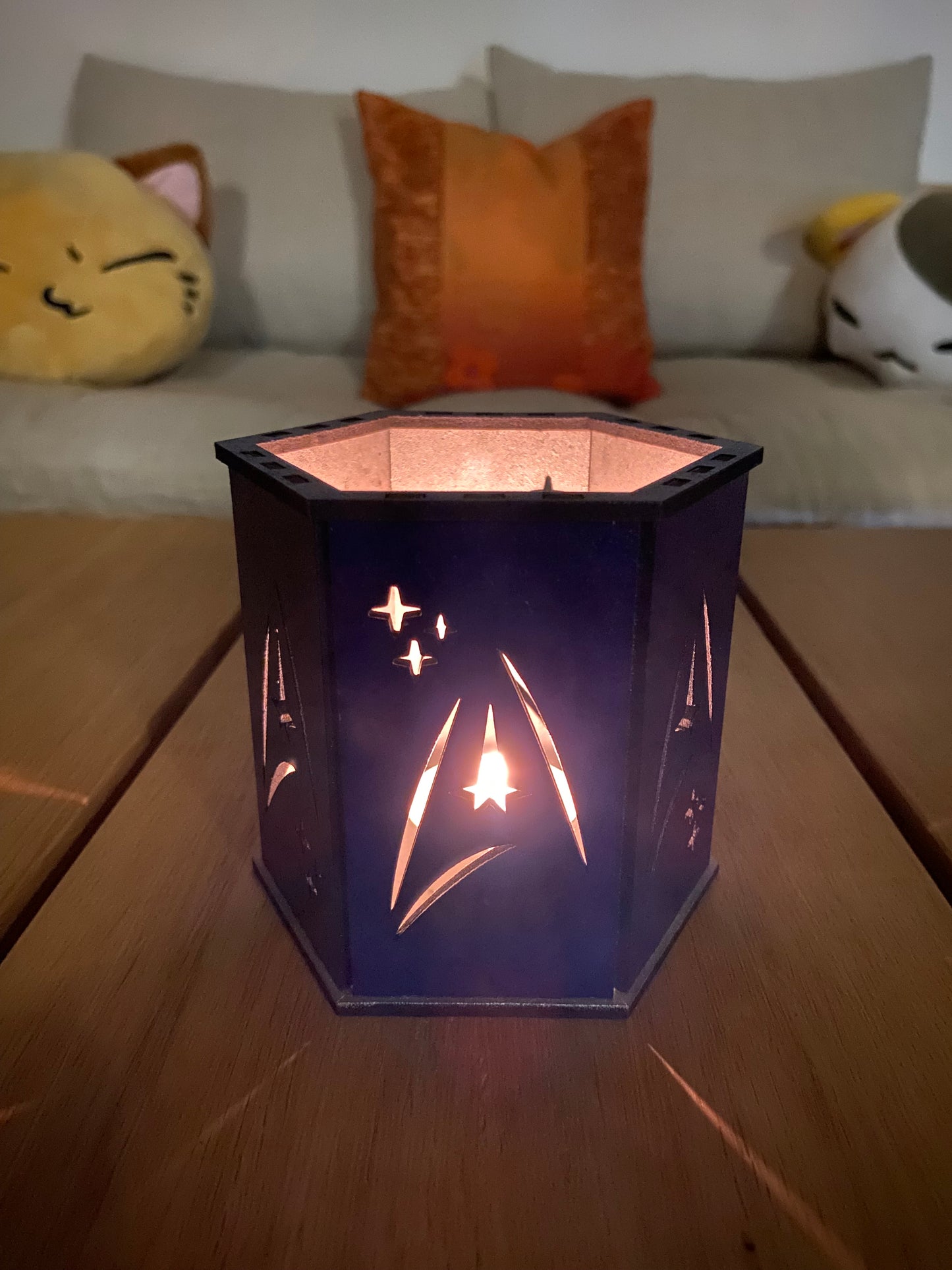 Star Trek Teelichter einzeln - Tischdeko - Geschenkidee