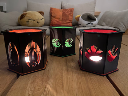 Star Trek Teelichter einzeln - Tischdeko - Geschenkidee